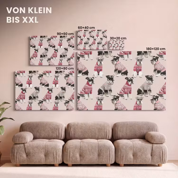 Honden - Truien - Rood canvas 2cm klein 34 -Xsfeer8_DE