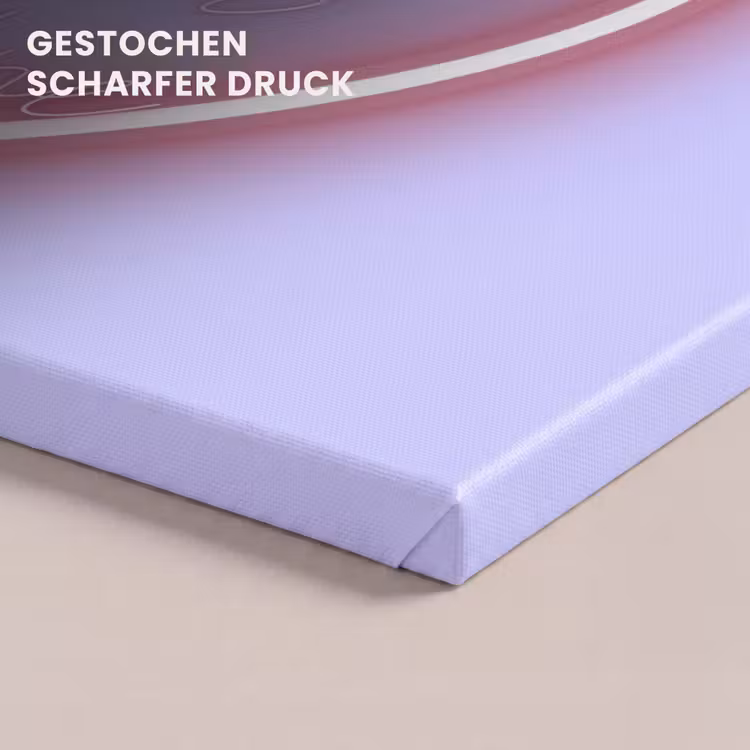I liked it so it's mine - Neon hart - Paars canvas 2cm klein -closeup_print_DE