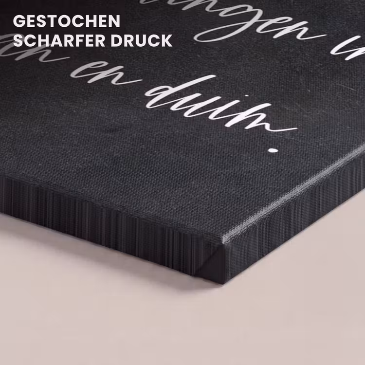 Ik gooi dingen in de pan en duim - Keuken - Quotes - Spreuken - Humor canvas 2cm klein -closeup_print_DE