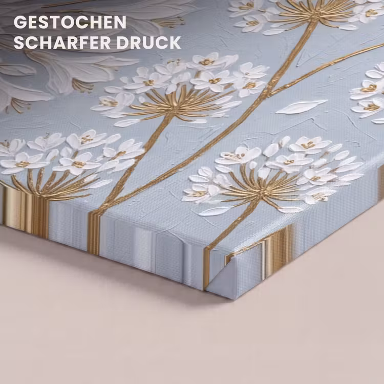 Illustratie - Bloemen - Blauw canvas 2cm klein -closeup_print_DE