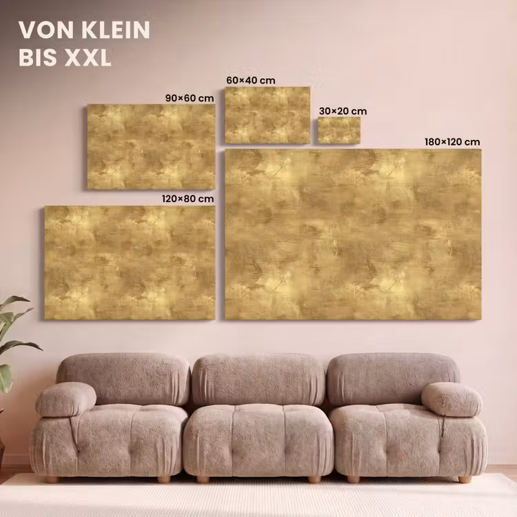 Industrieel - Textuur - Goud canvas 2cm klein 34 -Xsfeer8_DE