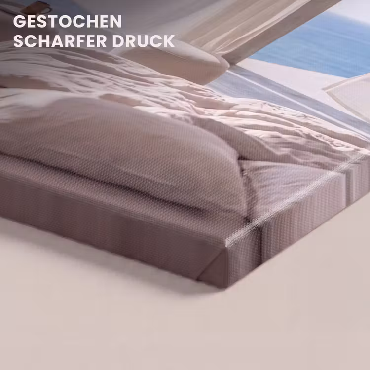 Interieur - Zeezicht - Modern - Rust - Beige canvas 2cm klein -closeup_print_DE