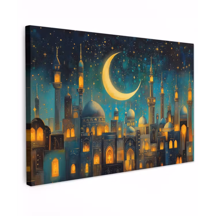 Islamitisch - Moskee - Ramadan - Islam canvas 2cm klein -z3d