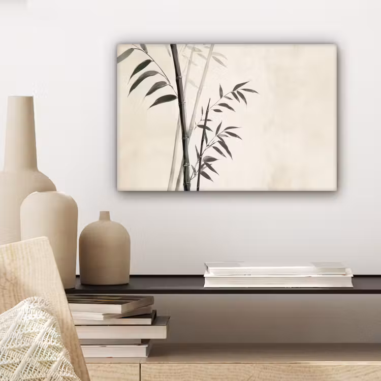 Japandi - Bamboe - Beige canvas 2cm klein -sfeer6