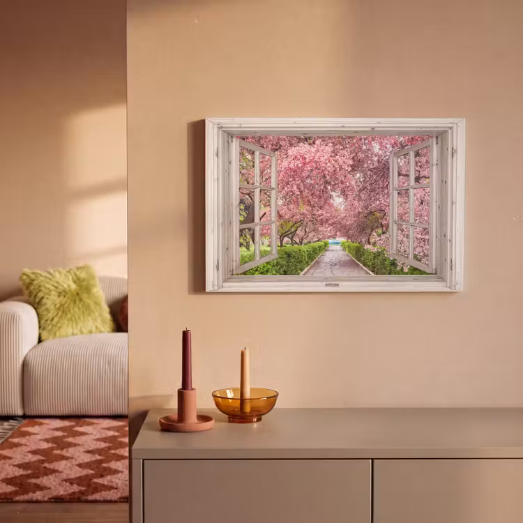 Japans - Sakura - Bloesem - Boom - Bloesem takken - Doorkijk canvas 2cm klein -sfeer1