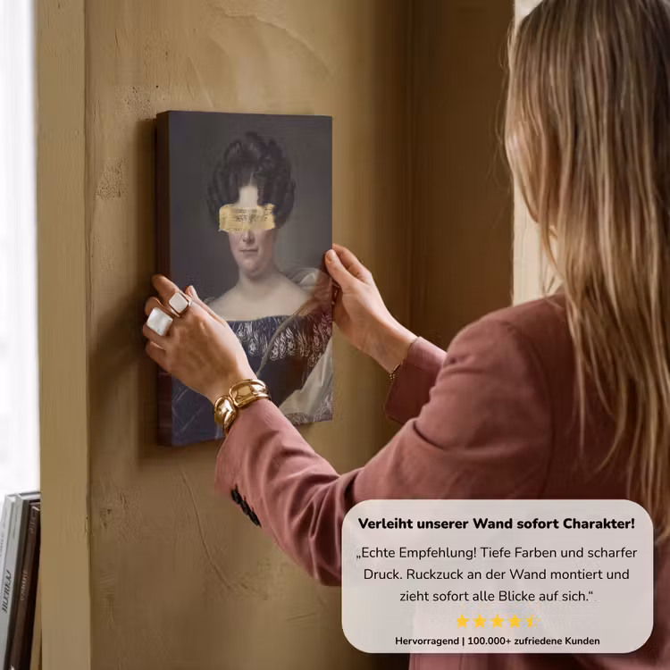 Johanna Henriette Engelen - Dubois Drahonet - Goud canvas 2cm klein -Xsfeer7_DE