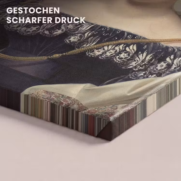 Johanna Henriette Engelen - Dubois Drahonet - Goud canvas 2cm klein -closeup_print_DE