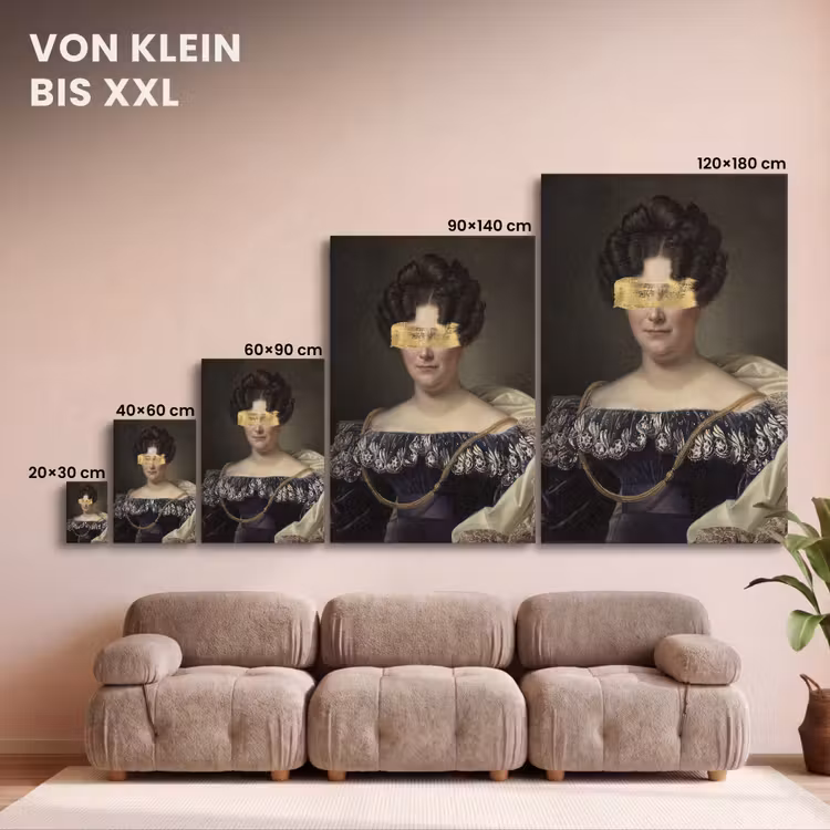 Johanna Henriette Engelen - Dubois Drahonet - Goud canvas 2cm klein -Xsfeer8_DE