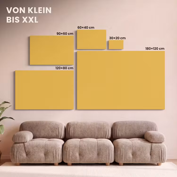 Joyful - Mustard - Geel canvas 2cm klein 34 -Xsfeer8_DE