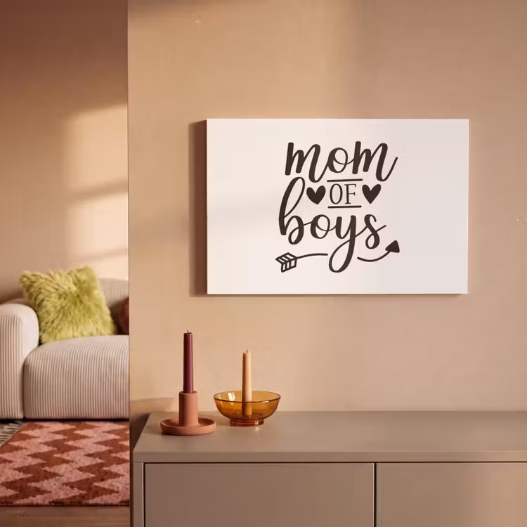 Jongens - Moederdag - Quotes canvas 2cm klein -sfeer1