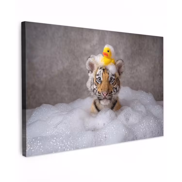 Welpje - Bad - Geel canvas 2cm klein -z3d