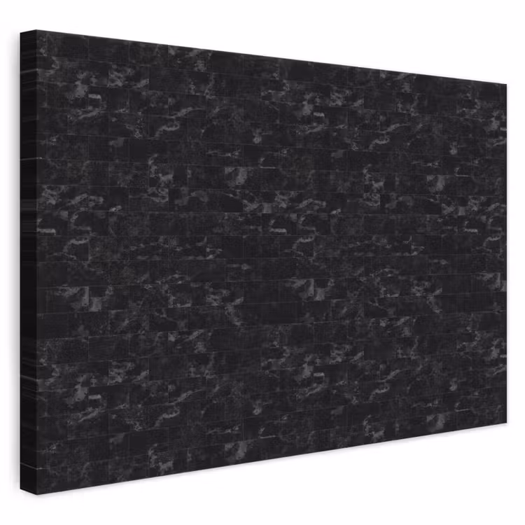 Tegels - Patroon - Marmer - Zwart canvas 2cm klein 34 -3d