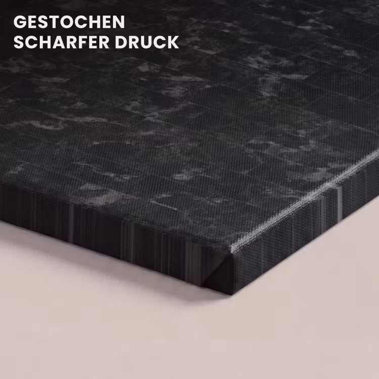 Tegels - Patroon - Marmer - Zwart canvas 2cm klein 34 -closeup_print_DE