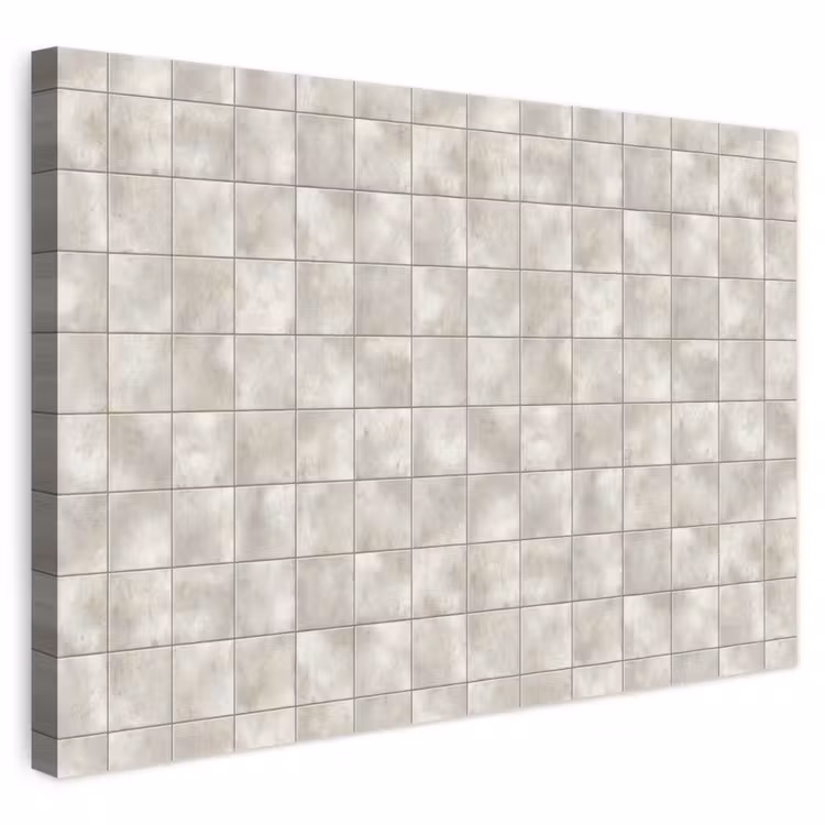 Tegels - Natuurlijk - Grijs canvas 2cm klein 34 -3d