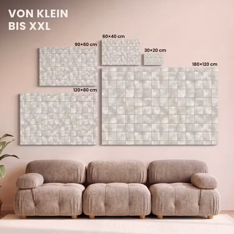 Tegels - Natuurlijk - Grijs canvas 2cm klein 34 -Xsfeer8_DE