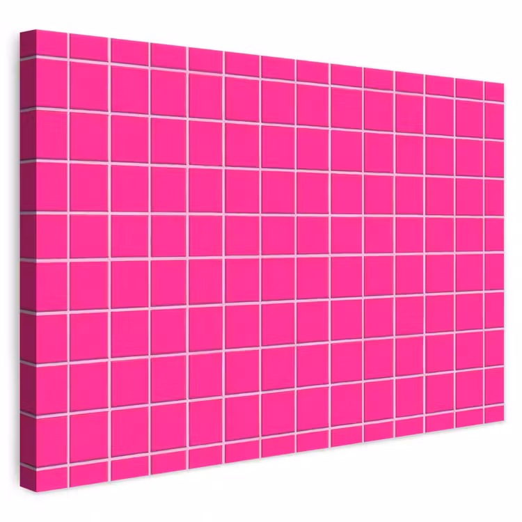 Tegels - Vierkant - Fuchsia canvas 2cm klein 34 -3d