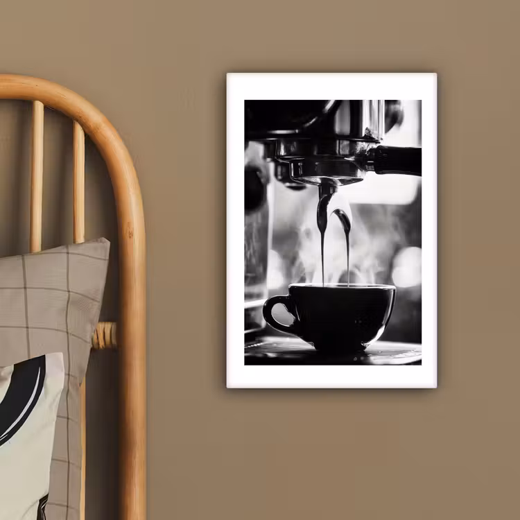 Coffee - Espresso - Koffiemachine - Kop canvas 2cm klein -sfeer6