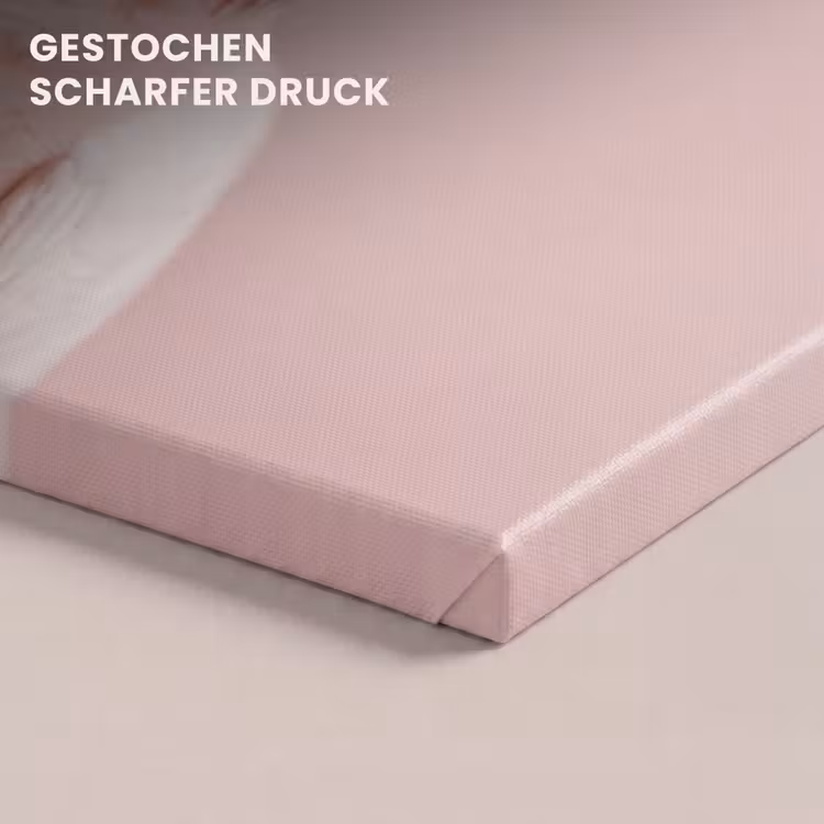 Kaketoe - Portret - Roze canvas 2cm klein -uniquesellingpoint_afwerking-onlywow_DE