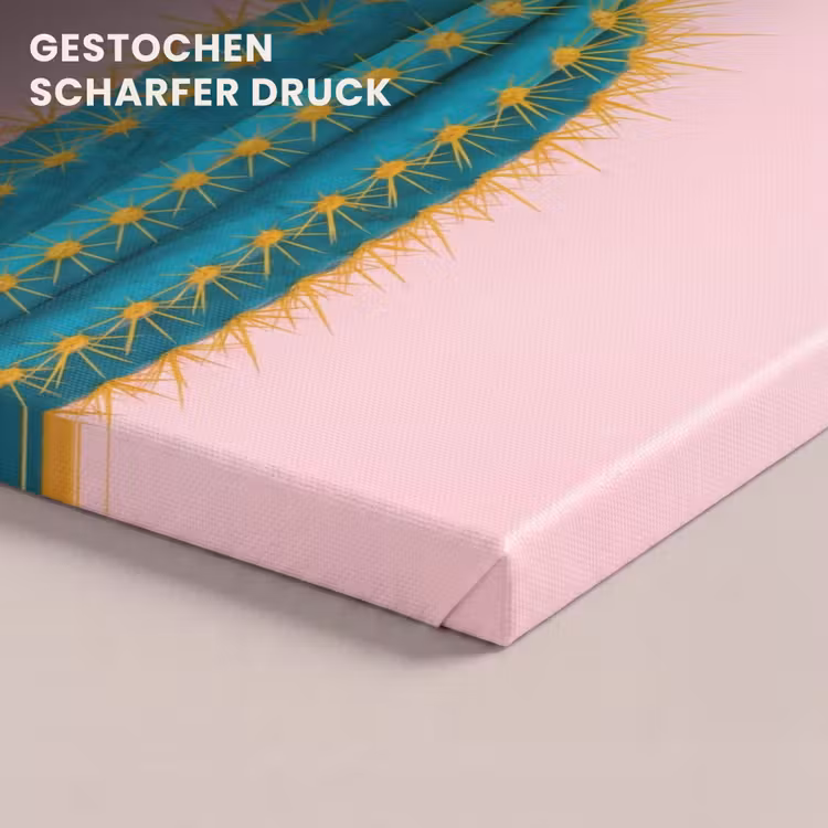 Cactussen - Modern - Pastel canvas 2cm klein -closeup_print_DE
