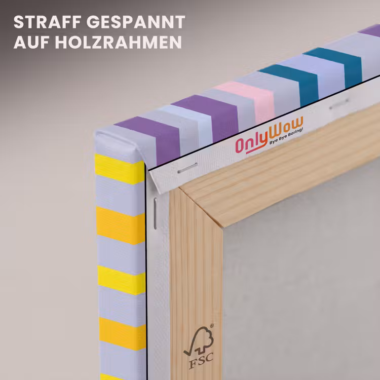 Ruit - Patroon - Kleurrijk canvas 2cm klein 34 -uniquesellingpoint_afwerking-onlywow_DE