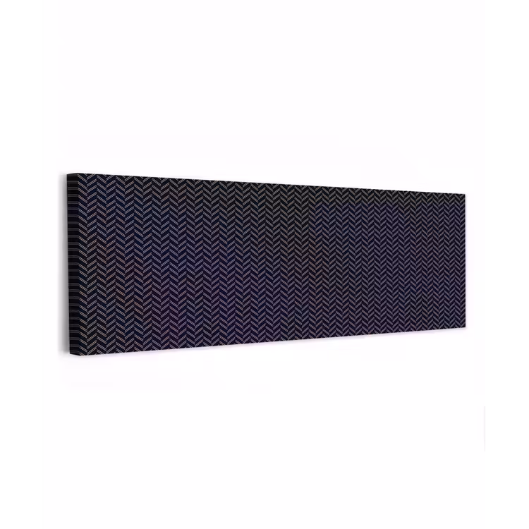 Plaid - Patroon - Visgraad - Blauw canvas 2cm klein 828 -z3d