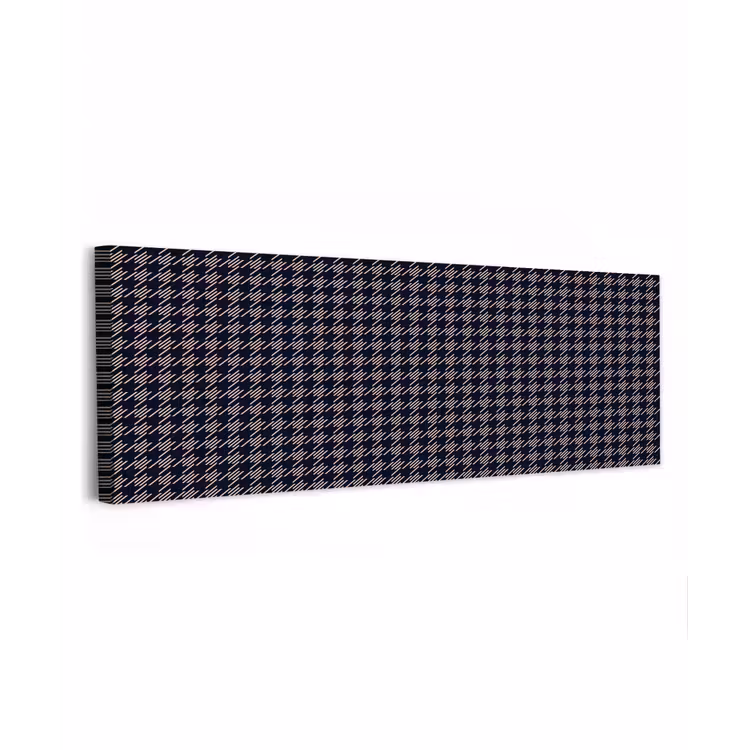 Plaid - Patroon - Ruit - Blauw canvas 2cm klein 828 -z3d