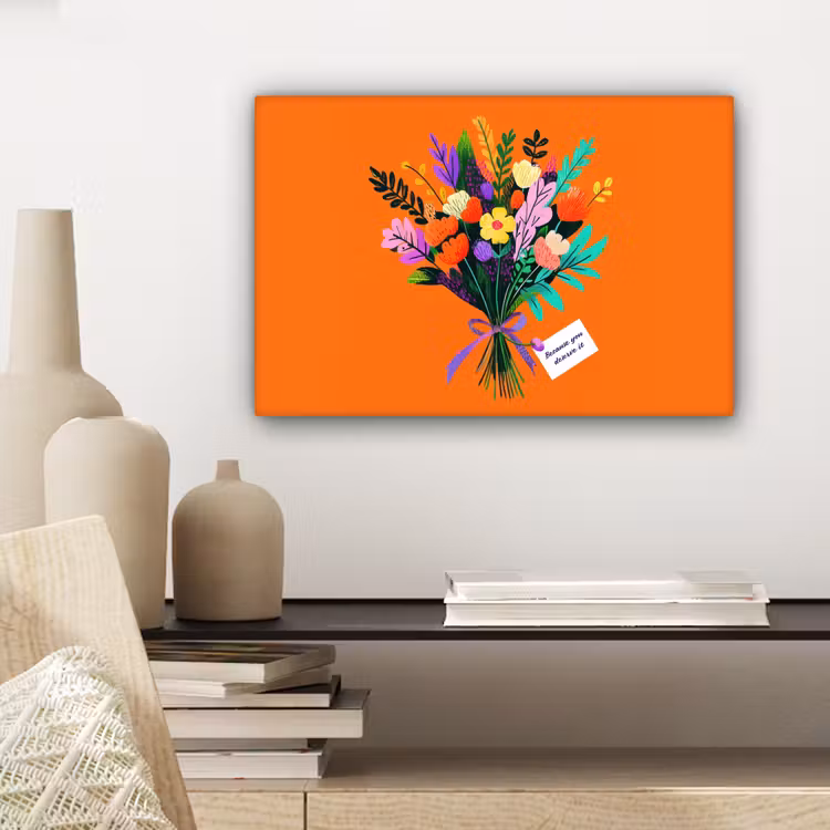 Kaartje - Boeket - Bloemen canvas 2cm klein -closeup_print_DE