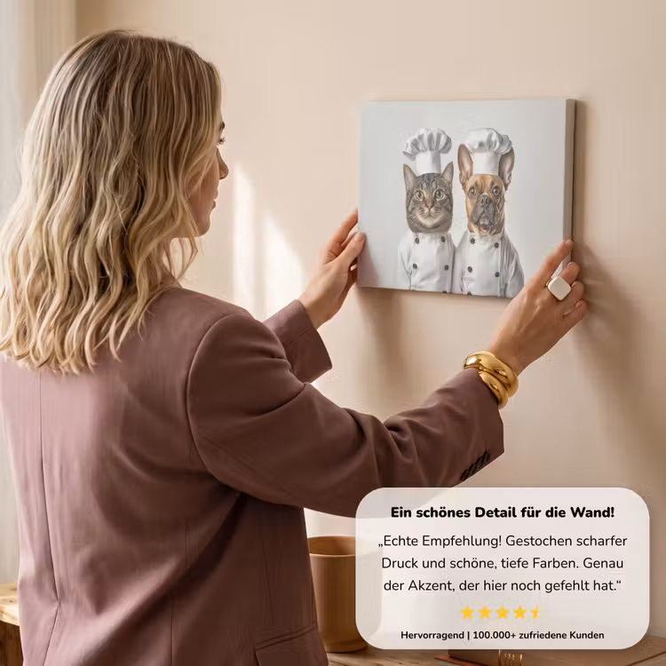 Kat - Hond - Kokskleding canvas 2cm klein -sfeer3