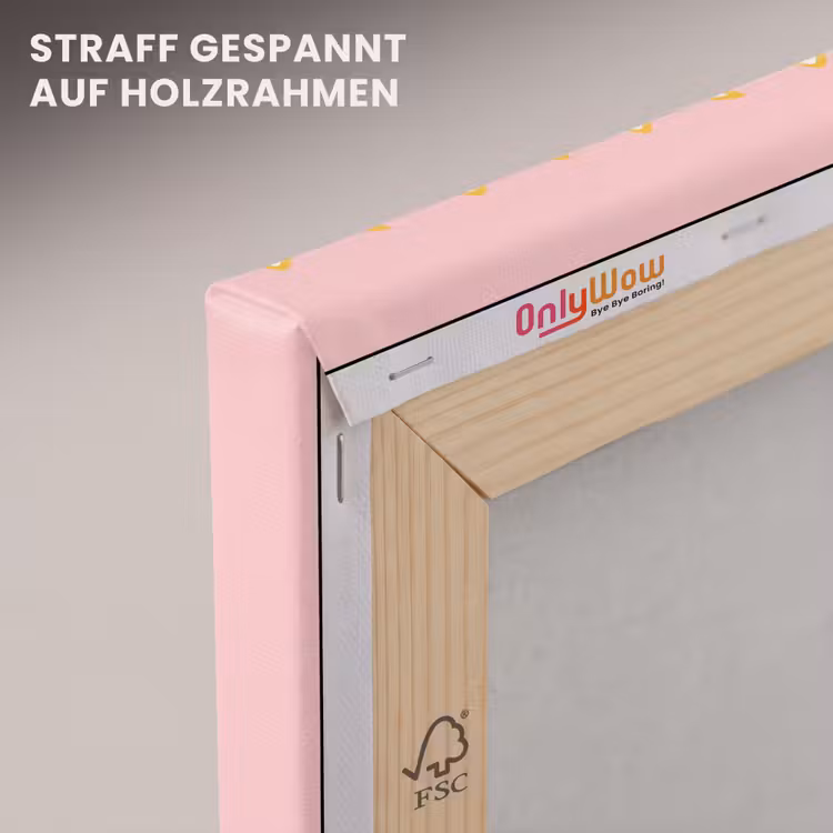 Katten - Patroon - Roze canvas 2cm klein 34 -uniquesellingpoint_afwerking-onlywow_DE