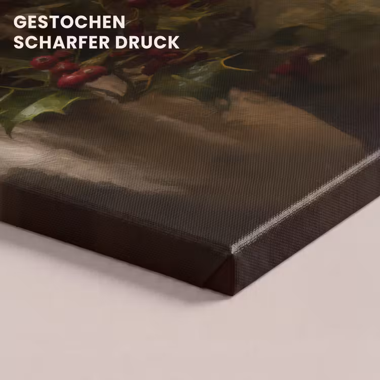 Kaarslicht - Kerst - Veelkleurig canvas 2cm klein -closeup_print_DE