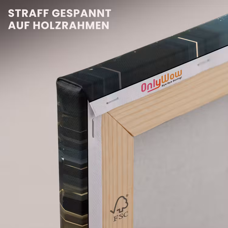 Dennensprookje - Rendier - Nacht canvas 2cm klein -uniquesellingpoint_afwerking-onlywow_DE