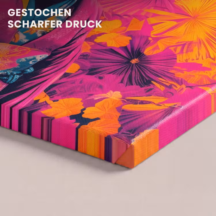 Kimono - Roze - Panda - Bloemenkroon canvas 2cm klein -closeup_print_DE