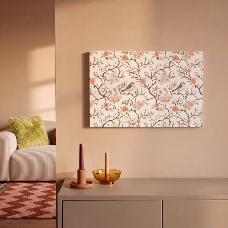 Kersenbloesem - Mus - Roze canvas 2cm klein 34 -sfeer1