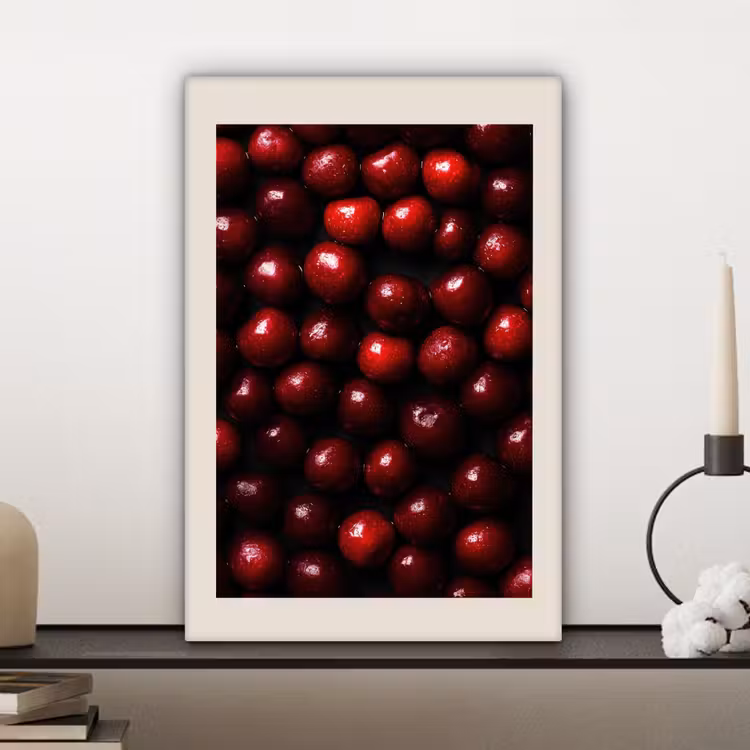 Kersen - Rood canvas 2cm klein -sfeer6