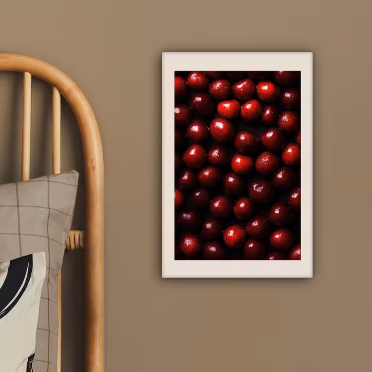 Kersen - Rood canvas 2cm klein -sfeer3