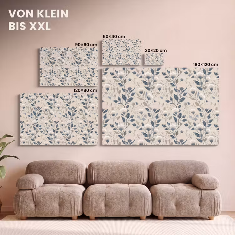 Klassiek - Botanisch - Kleurrijk canvas 2cm klein 34 -Xsfeer8_DE