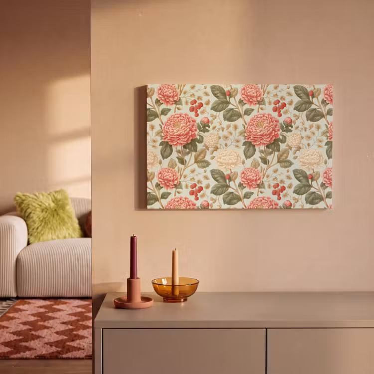 Klassiek - Botanisch - Veelkleurig canvas 2cm klein 34 -sfeer1