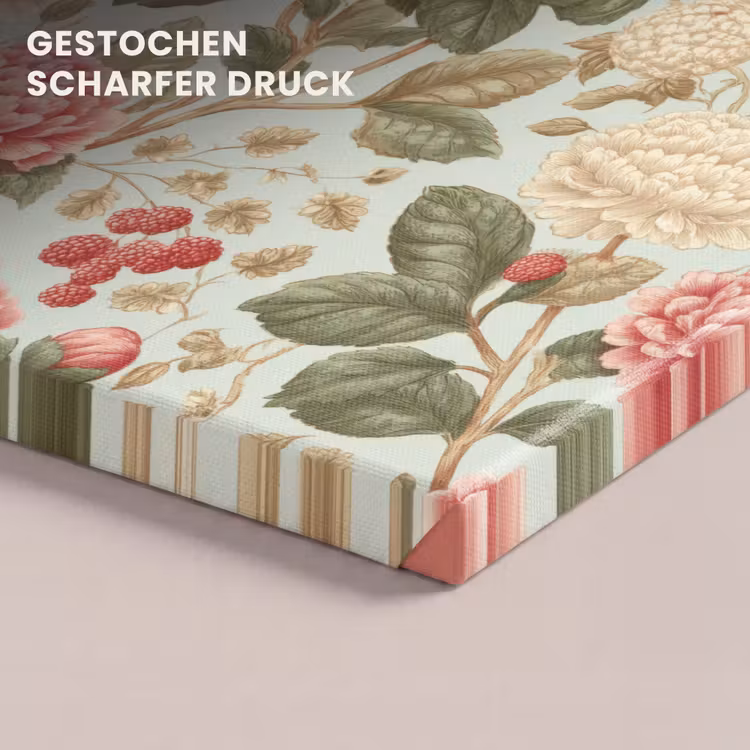 Klassiek - Botanisch - Veelkleurig canvas 2cm klein 34 -closeup_print_DE