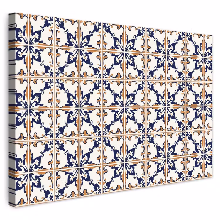 Klassiek - Patroon - Kleurrijk canvas 2cm klein 34 -3d