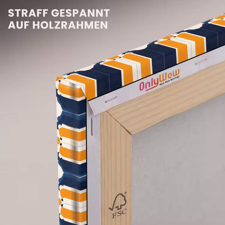 Klassiek - Geometrisch - Blauw canvas 2cm klein 34 -uniquesellingpoint_afwerking-onlywow_DE