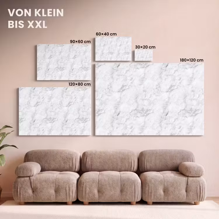 Klassiek - Marmer - Aders - Grijs canvas 2cm klein 34 -Xsfeer8_DE