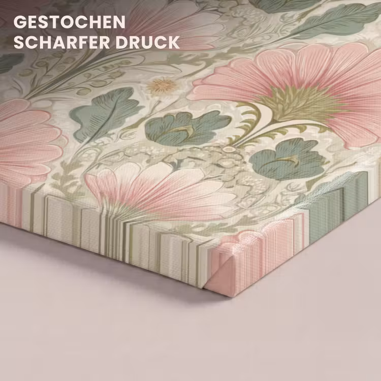 Klassiek - Patroon - Roze canvas 2cm klein 34 -closeup_print_DE