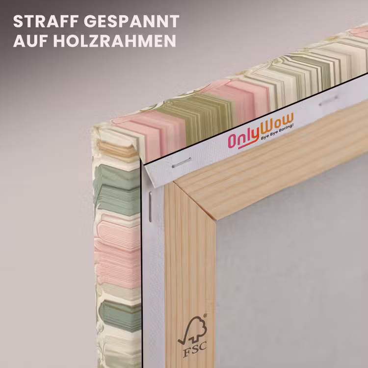 Klassiek - Patroon - Roze canvas 2cm klein 34 -uniquesellingpoint_afwerking-onlywow_DE