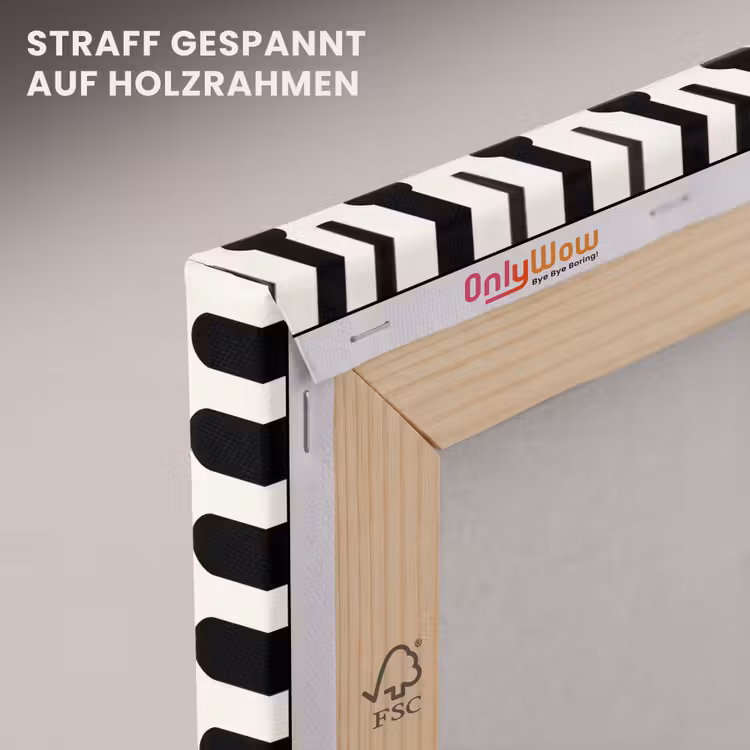 Klassiek - Stippen - Zwart canvas 2cm klein 34 -uniquesellingpoint_afwerking-onlywow_DE