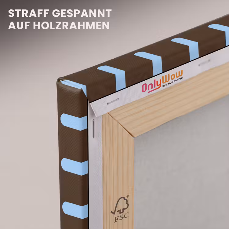 Klassiek - Stippen - Bruin canvas 2cm klein 34 -uniquesellingpoint_afwerking-onlywow_DE