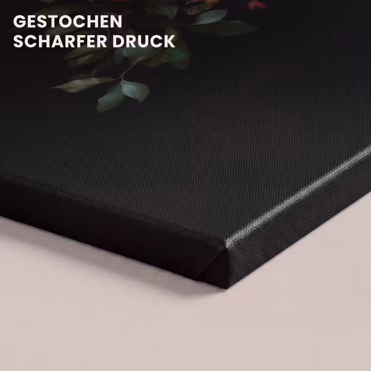 Klassiek - Vaas - Boeket - Bloemen canvas 2cm klein -uniquesellingpoint_afwerking-onlywow_DE