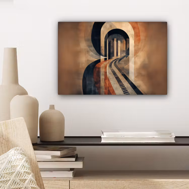 Piano - Toetsen - Abstract canvas 2cm klein -closeup_print_DE