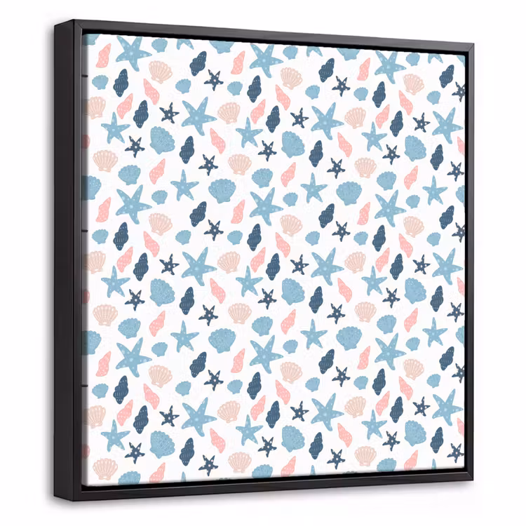 Klein - Oceaan - Rif - Multi Canvas met baklijst klein 1124 -threedimensional_3d_global