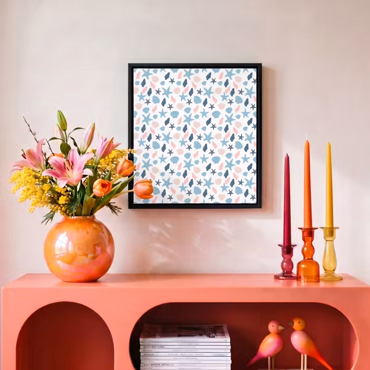 Klein - Oceaan - Rif - Multi Canvas met baklijst klein 1124 -atmosphere_sfeer3_global