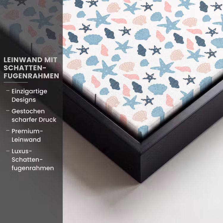 Klein - Oceaan - Rif - Multi Canvas met baklijst klein 1124 -uniquesellingpoint_productkenmerken_DE
